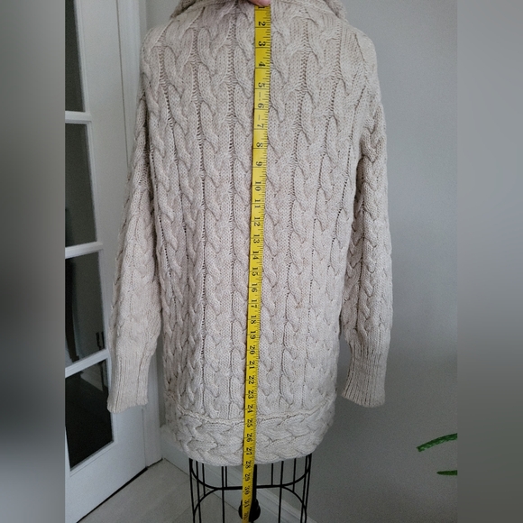 ZARA wool chunky cable knit sweater - Picture 7 of 14